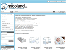 Tablet Screenshot of micoland.de